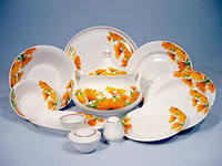 118328 Сервиз стол.37предм.2вид тар,ф.303,1с, "Гербера-3.Кол-во персон: 12   