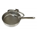 Сковорода нерж.1,8 ст.кр."Лотос Традиция" гриль