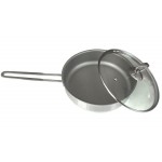 Сковорода нерж.1,8 ст.кр."Лотос Классика"гриль 