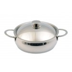 Кастрюля для тушения нерж.3л мет.кр."Магнолия Престиж"