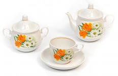 130153 Сервиз чайный 14пр.кирмаш,бл.150мм,1с, Ромашка 