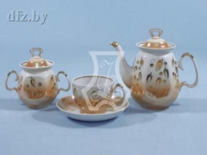 63499 Сервиз чайный 14 предм"реванш",1с, рис1992 Листопад