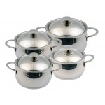 Н-р посуды нерж.4пр.мет.кр."Магнолия Престиж"