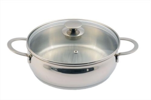 Кастрюля для тушения нерж.3л ст.кр."Магнолия Престиж"