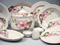 135301 Сервиз стол.37пр.голубка 2вид тар,1с, Белая орхидея.Кол-во персон: 12 