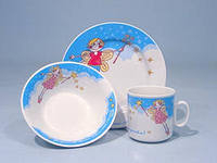 2110902 Набор детский 3 предмета,1с, Прелесть(200,175,360)