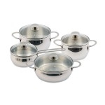 Н-р посуды нерж.4пр.ст.кр."Магнолия Престиж"