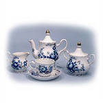 10076 Сервиз чайный 15пр.романс,1с, "Татьяна" рис.1379